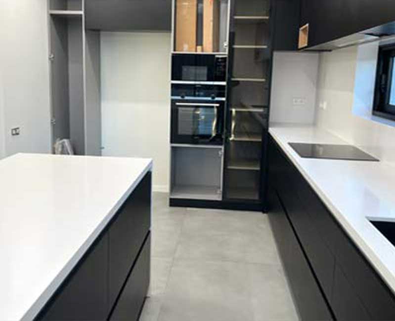 Cocina después de la limpieza realizada por Nexum ProClean