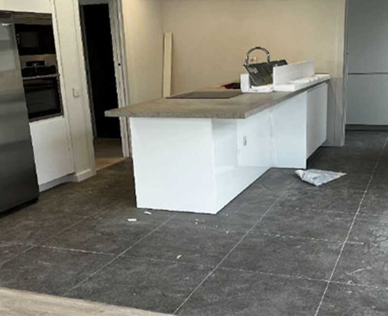 Hogar antes de la limpieza realizada por Nexum ProClean